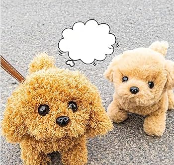 Amazon.co.jp: ZYUZES トイプードル 電動ペット犬 動く